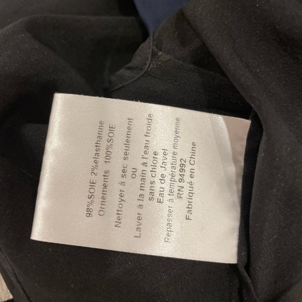 Jonathan Simkhai Black and Navy Tank - Picture 7 of 7
